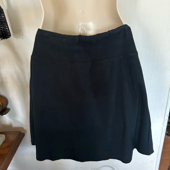 Black Yogawear Knit Skirt - Picture 4 of 7